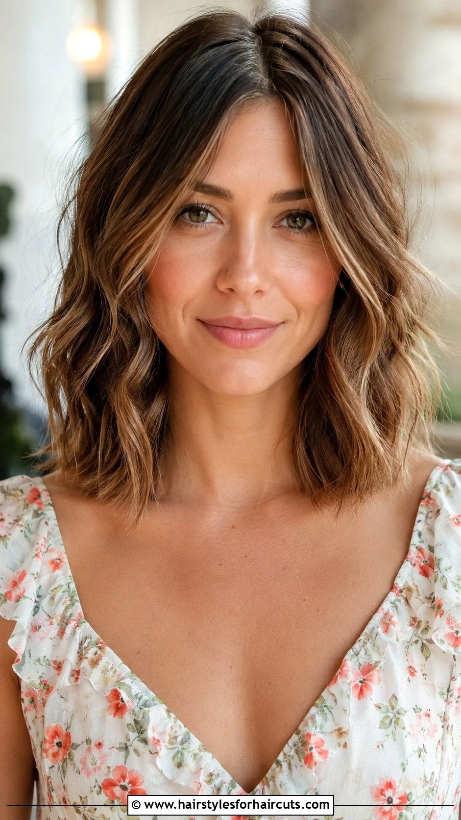 Shoulder Length Wavy Lob - 25 black wavy hairstyles - 25 black wavy hairstyles