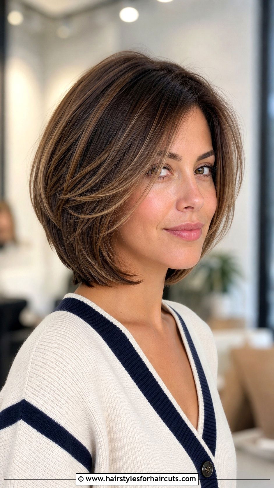 Shoulder Length Wedge Cut - 25 hairstyles for hair that grows forward woman - 25 hairstyles for hair that grows forward woman