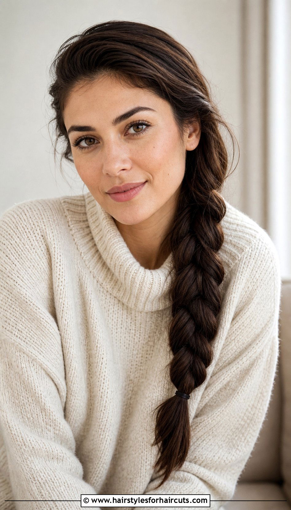 Side Braid - 25 work hairstyles for long hair - 25 work hairstyles for long hair