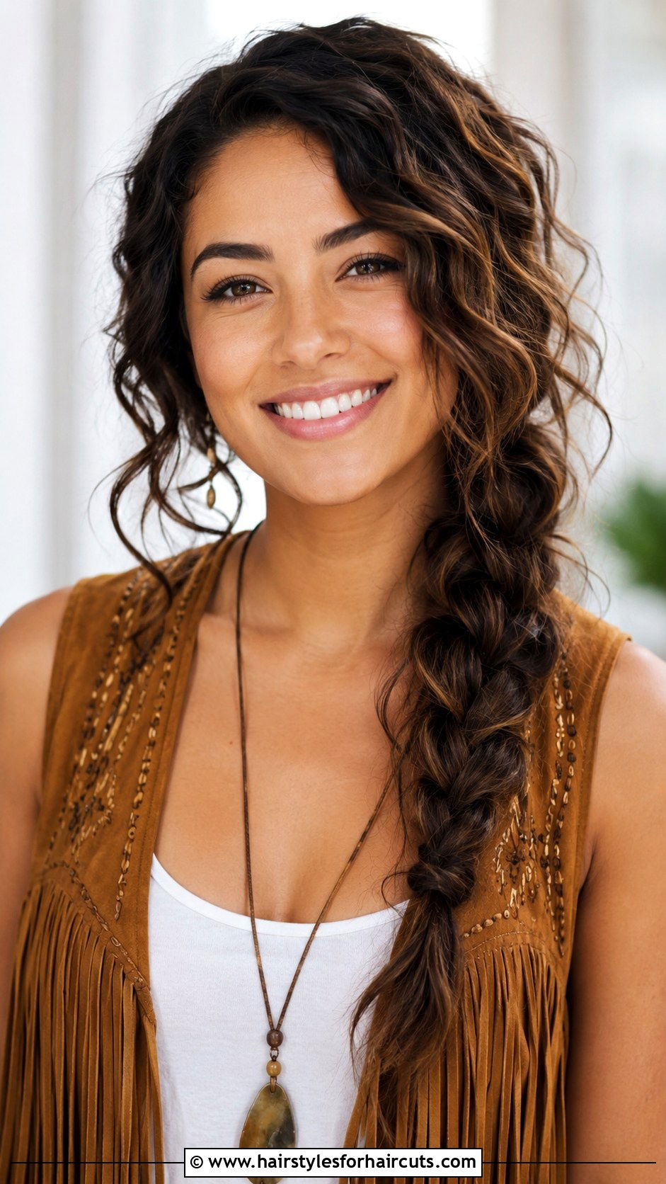 Side Braid For Curly Hair - 25 easy hairstyles for curly hair - 25 easy hairstyles for curly hair