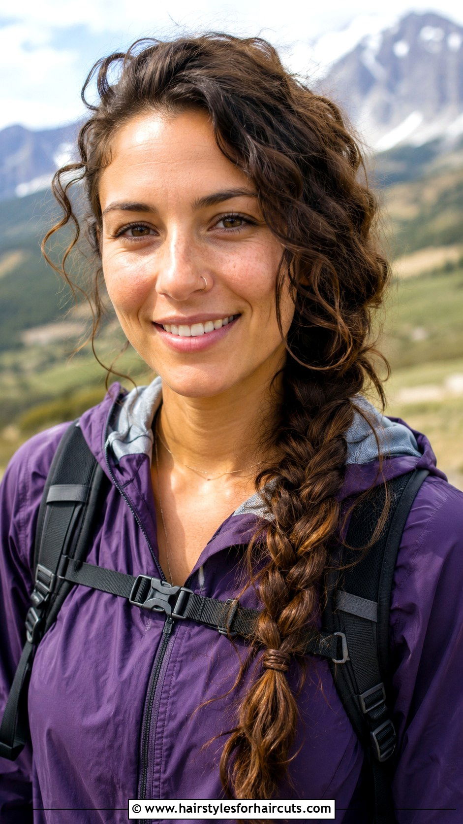 Side Braid For Curly Hair - 25 sporty hairstyles for curly hair - 25 sporty hairstyles for curly hair