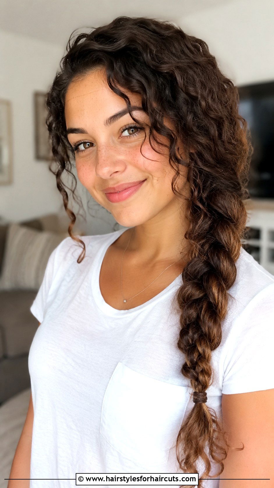 Side Braid For Curly Hair - 25 easy braid hairstyles for curly hair - 25 easy braid hairstyles for curly hair