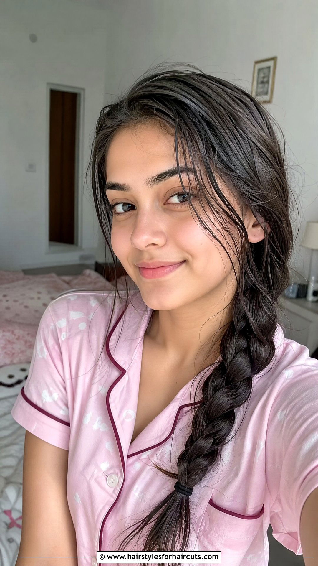 Side Braid For Wet Hair - 25 hairstyles for wet hair to sleep in - 25 hairstyles for wet hair to sleep in