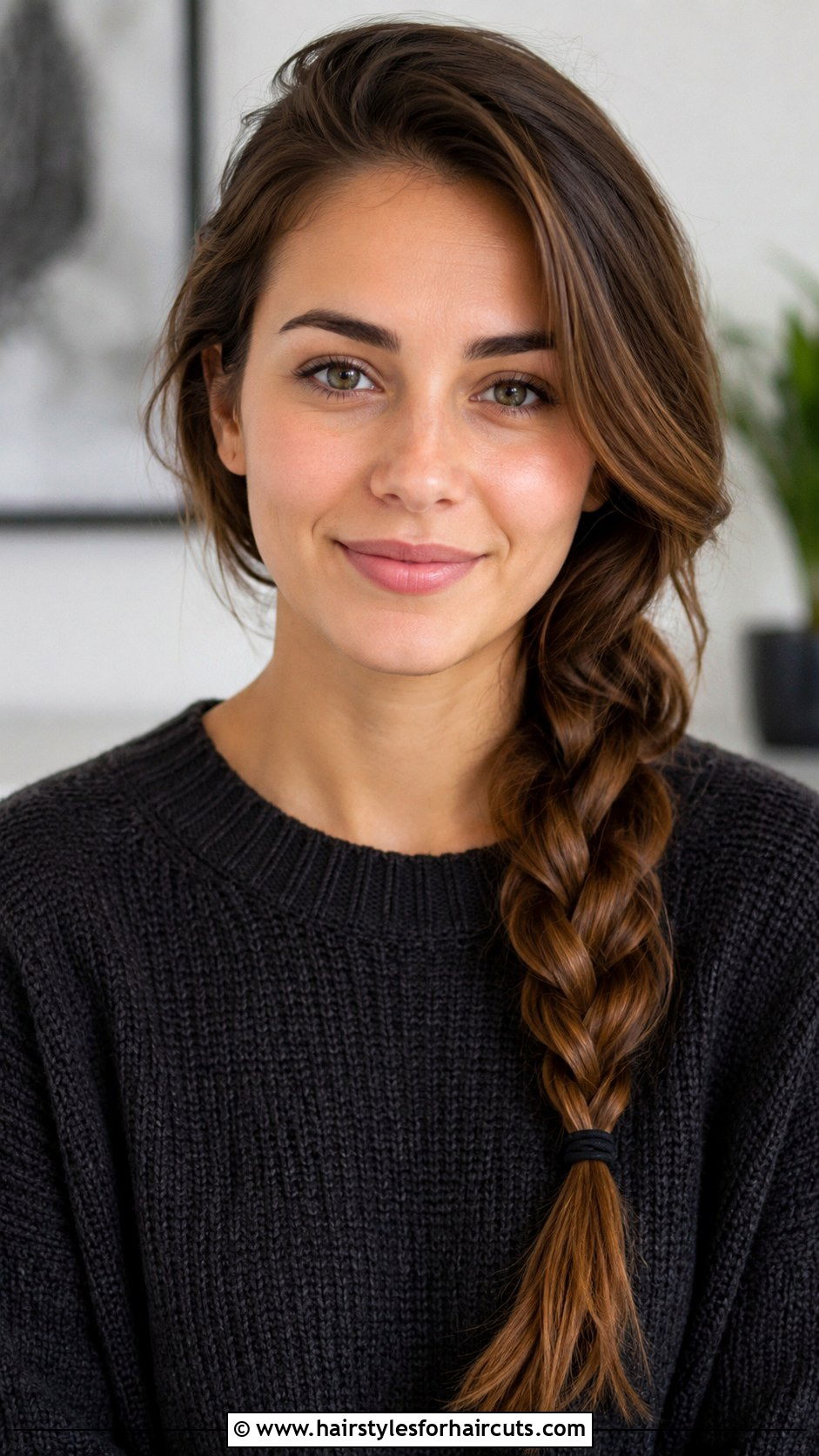 Side Braid Hairstyle - 25 easy funeral hairstyles for long hair - 25 easy funeral hairstyles for long hair