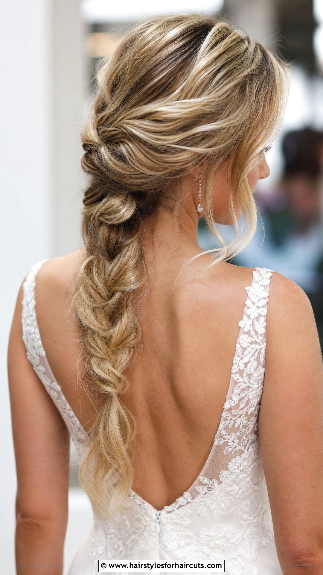 Side Braid Wedding Hairstyle - 25 wedding hairstyles with braids - 25 wedding hairstyles with braids