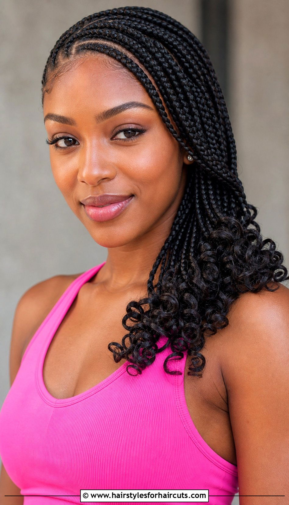 Side Braid With Curly Ends - 25 side braid hairstyles for black hair - 25 side braid hairstyles for black hair