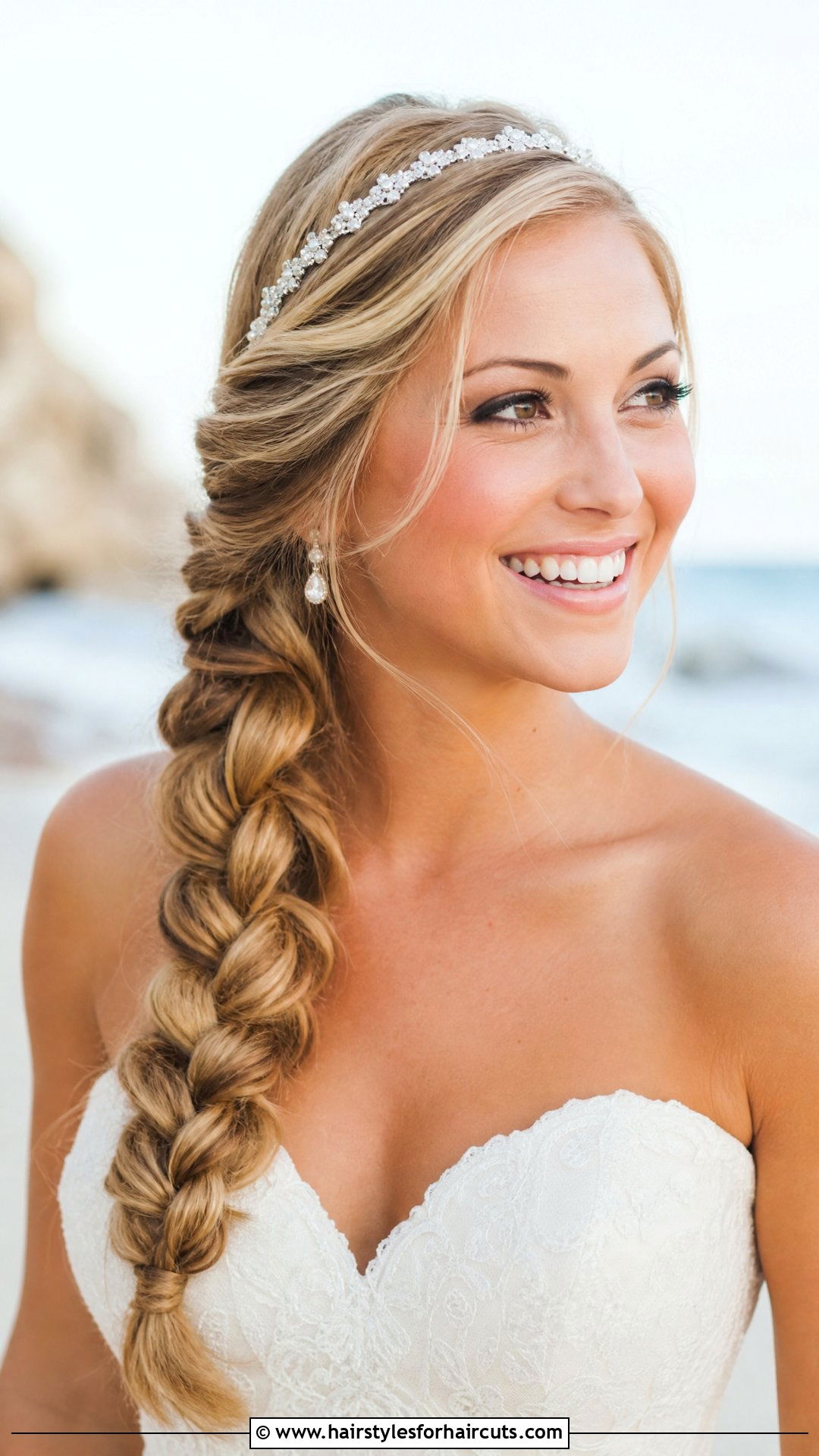 Side Braid With Headband - 25 long hair wedding hairstyles with headband - 25 long hair wedding hairstyles with headband