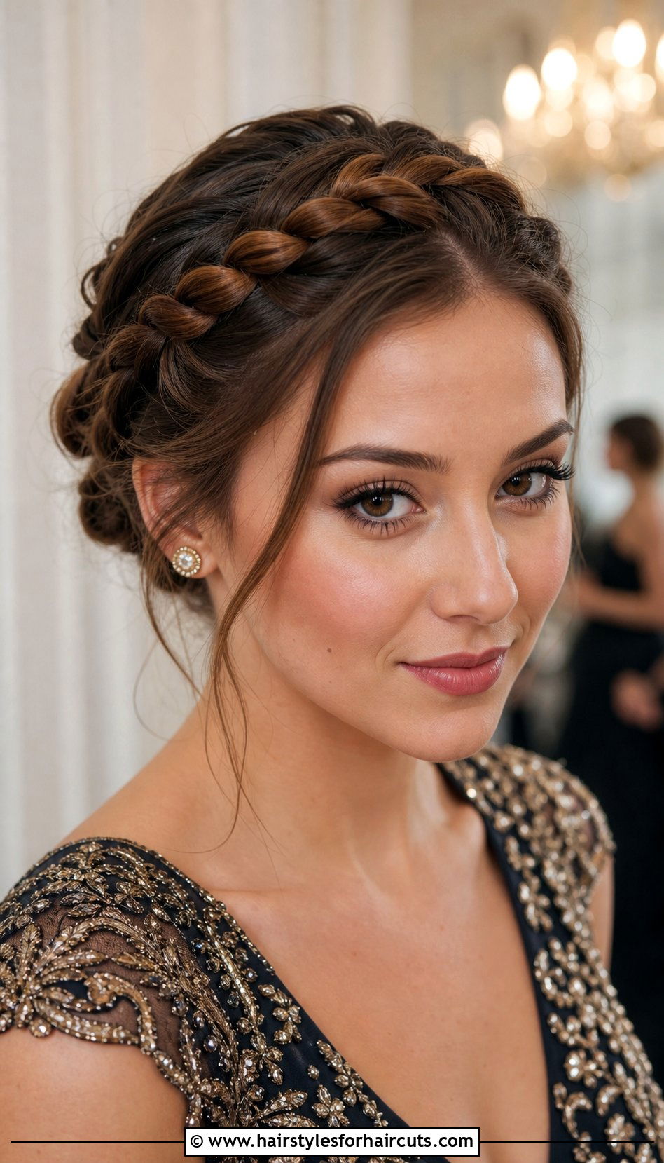 Side Braided Crown Prom - 25 long hair side hairstyles for prom - 25 long hair side hairstyles for prom