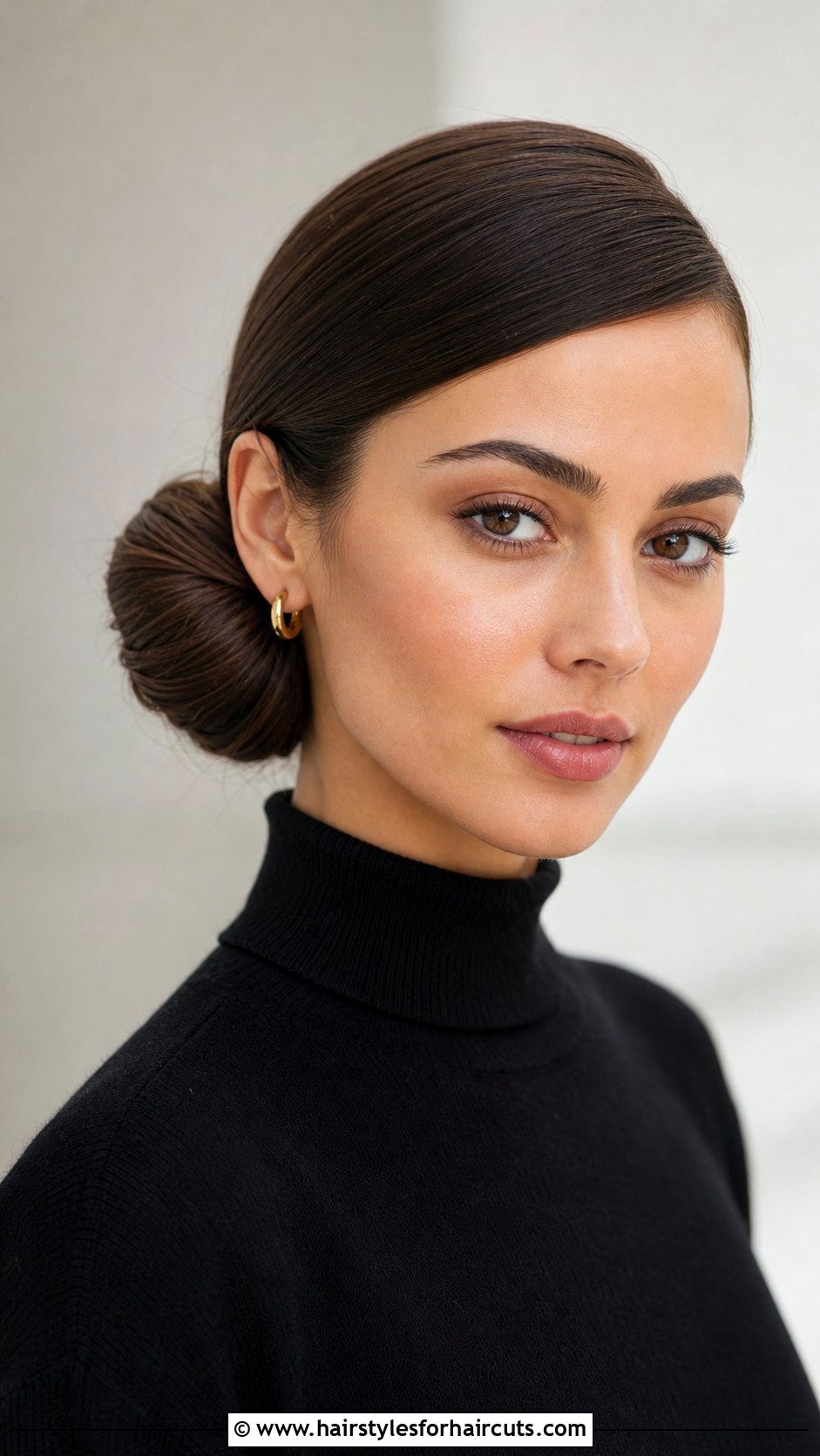 Side Comb Low Bun - 25 side hair comb hairstyles - 25 side hair comb hairstyles