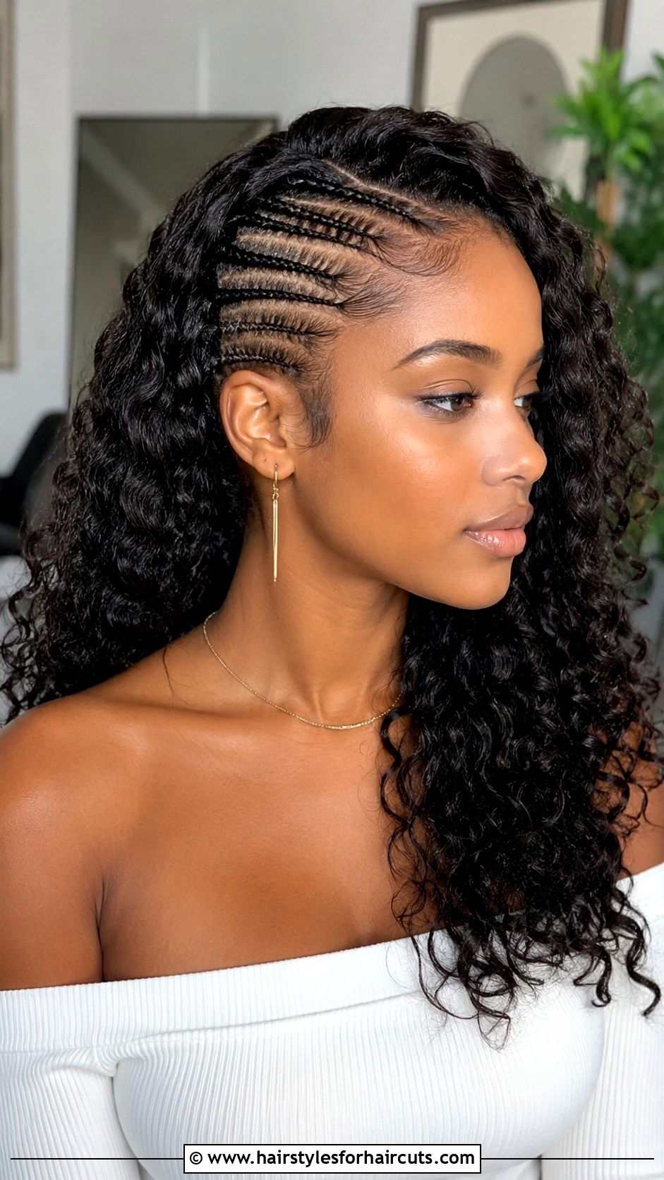 Side Cornrows - 25 corn rolls hairstyles - 25 corn rolls hairstyles