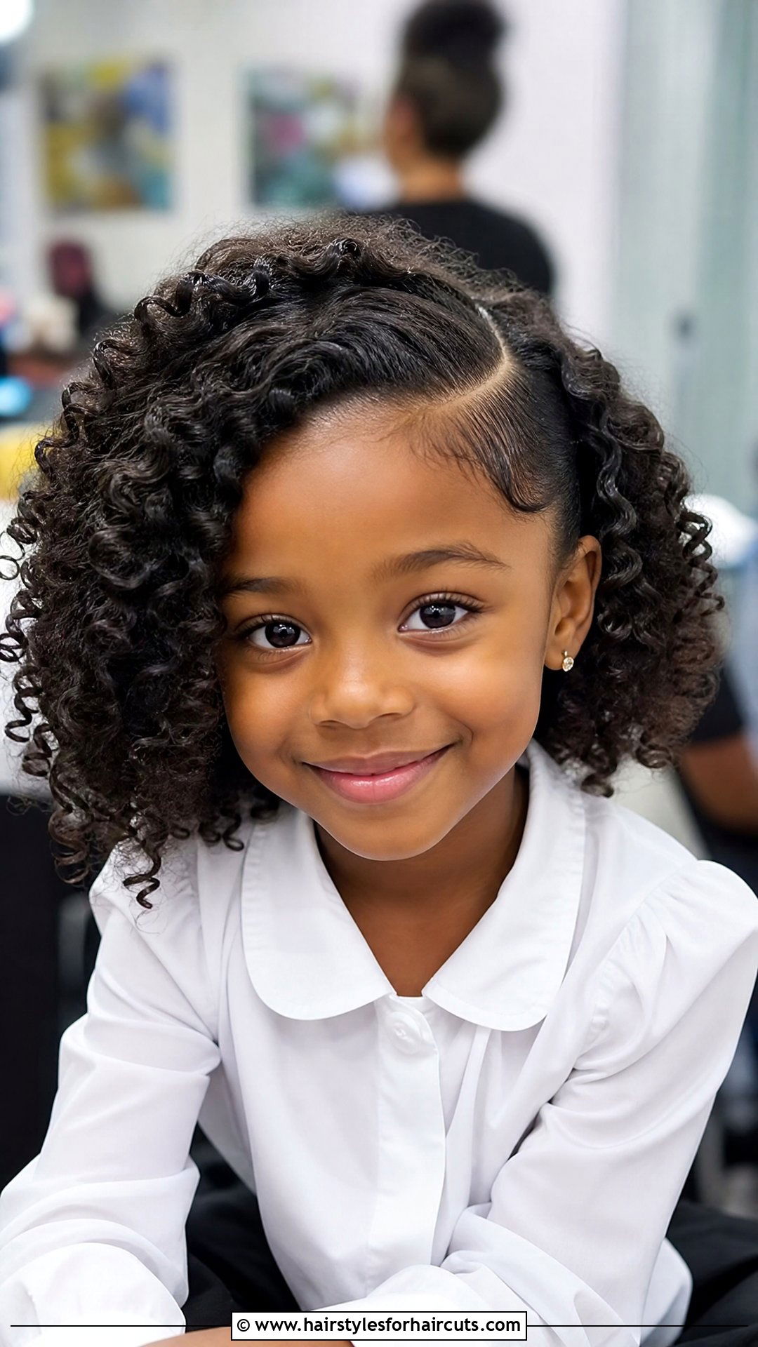 Side Part - 25 natural hair little black girl hairstyles - 25 natural hair little black girl hairstyles