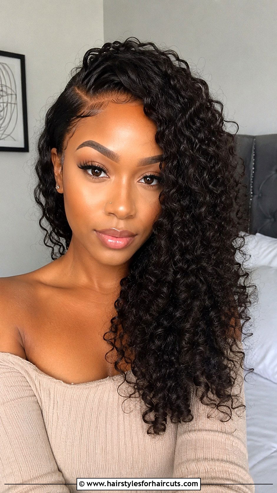 Side Part Beach Curl Crochet - 25 beach curl crochet hairstyles - 25 beach curl crochet hairstyles