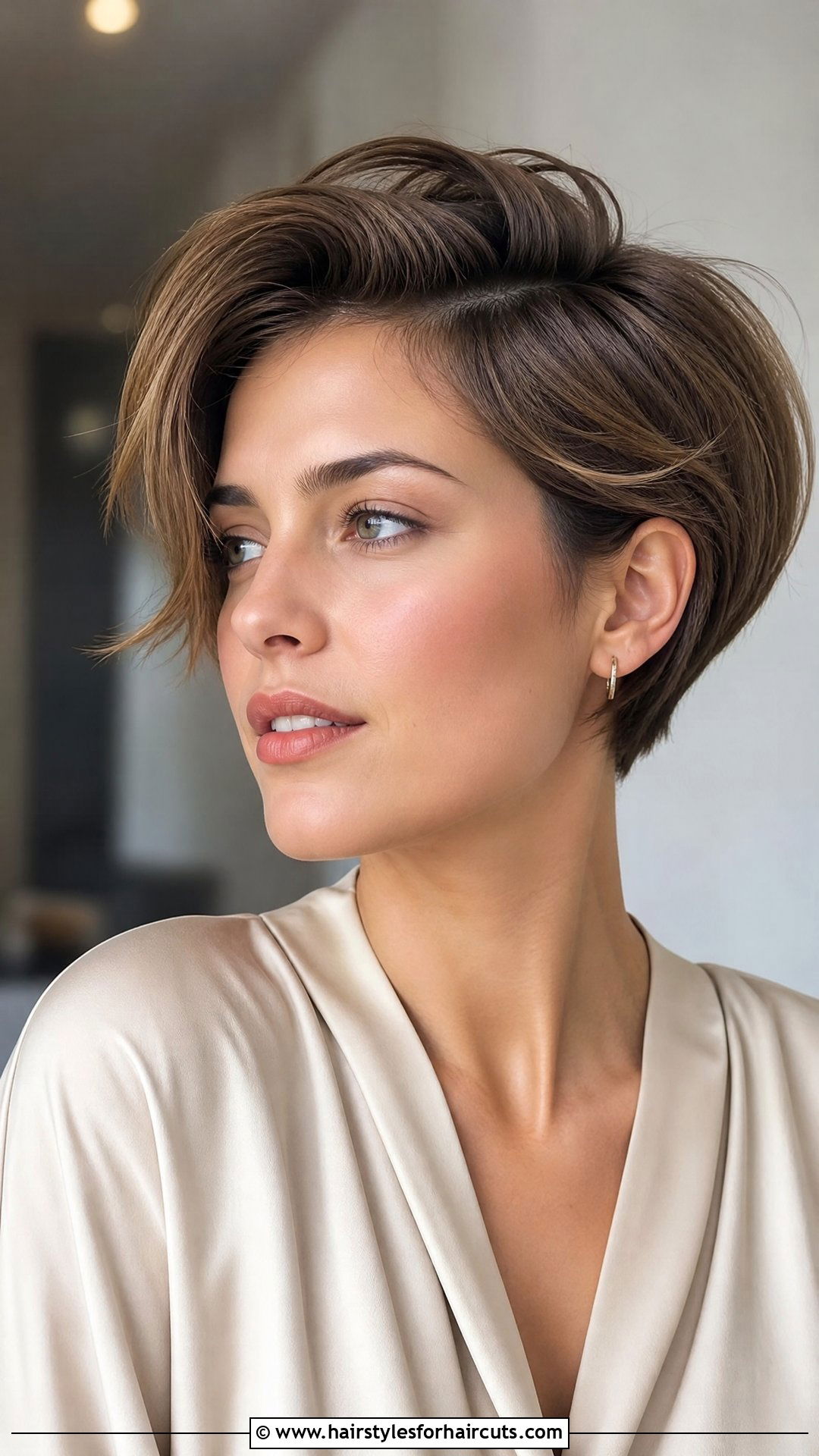 Side Part Bixie Haircut - 25 bixie haircuts for curly hair - 25 bixie haircuts for curly hair