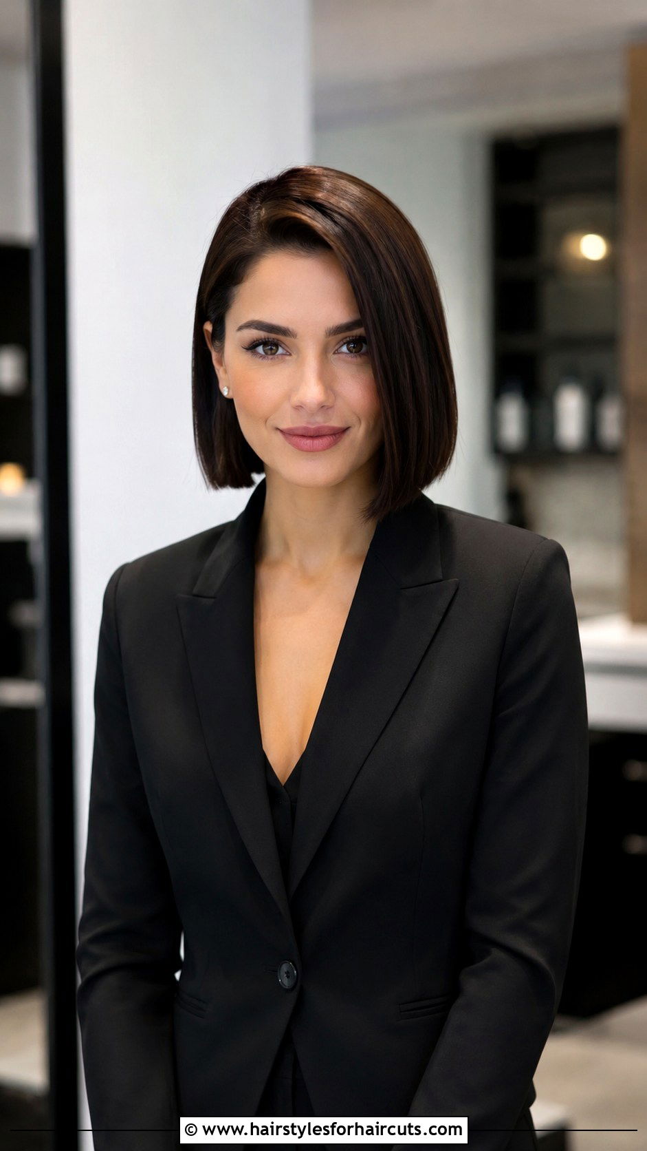 Side Part Blunt Cut - 25 side part hairstyles for medium length hair - 25 side part hairstyles for medium length hair