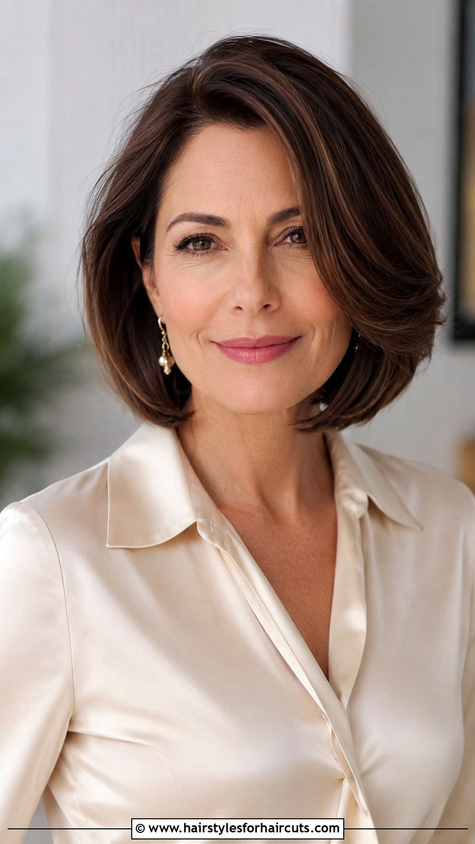 Side Part Bob - 25 hairstyles for thinning hair women - 25 hairstyles for thinning hair women