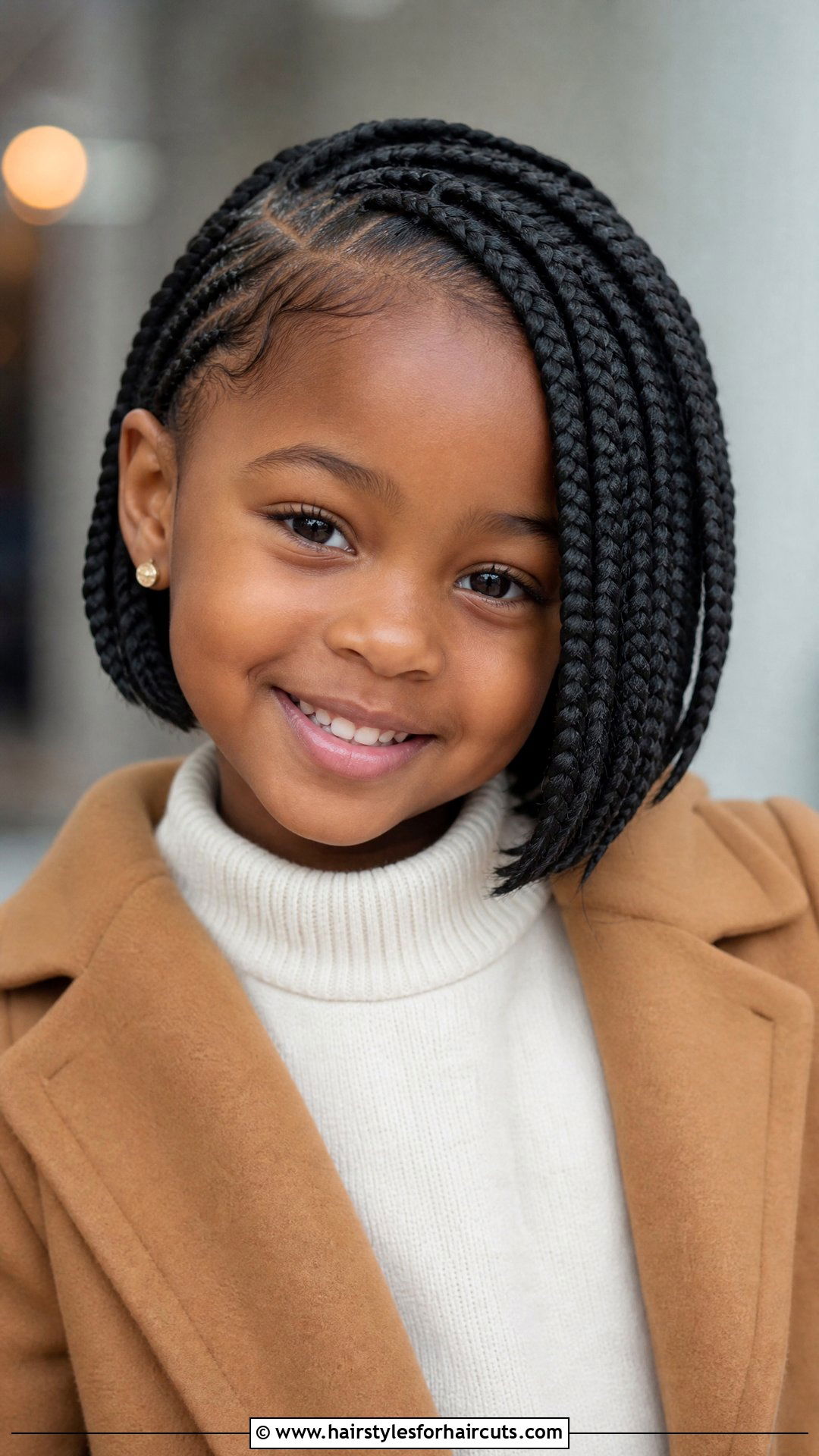 Side Part Bob Braids - 25 little black girl hairstyles - 25 little black girl hairstyles