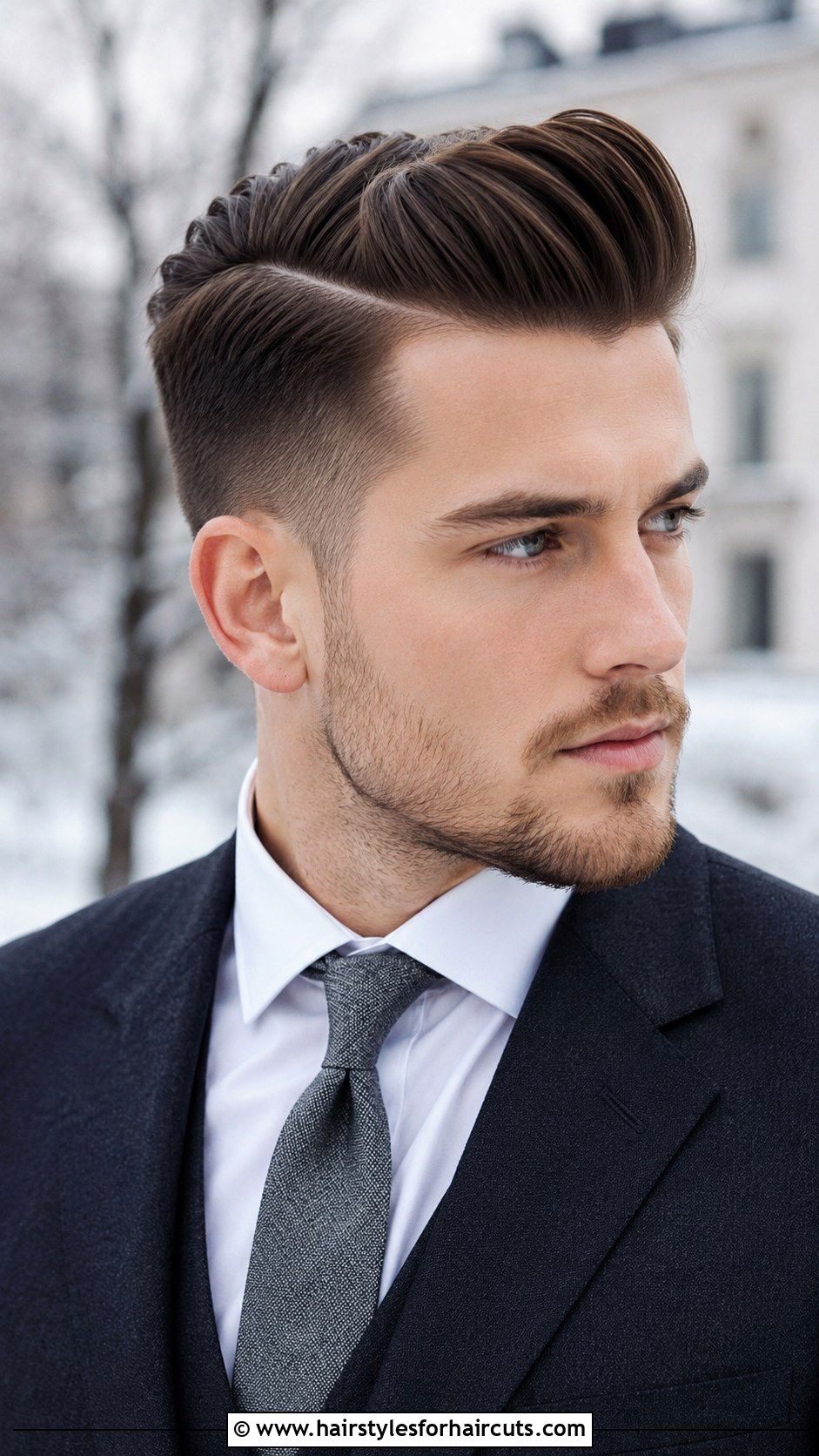 Side Part Brush Up - 25 brush haircuts - 25 brush haircuts