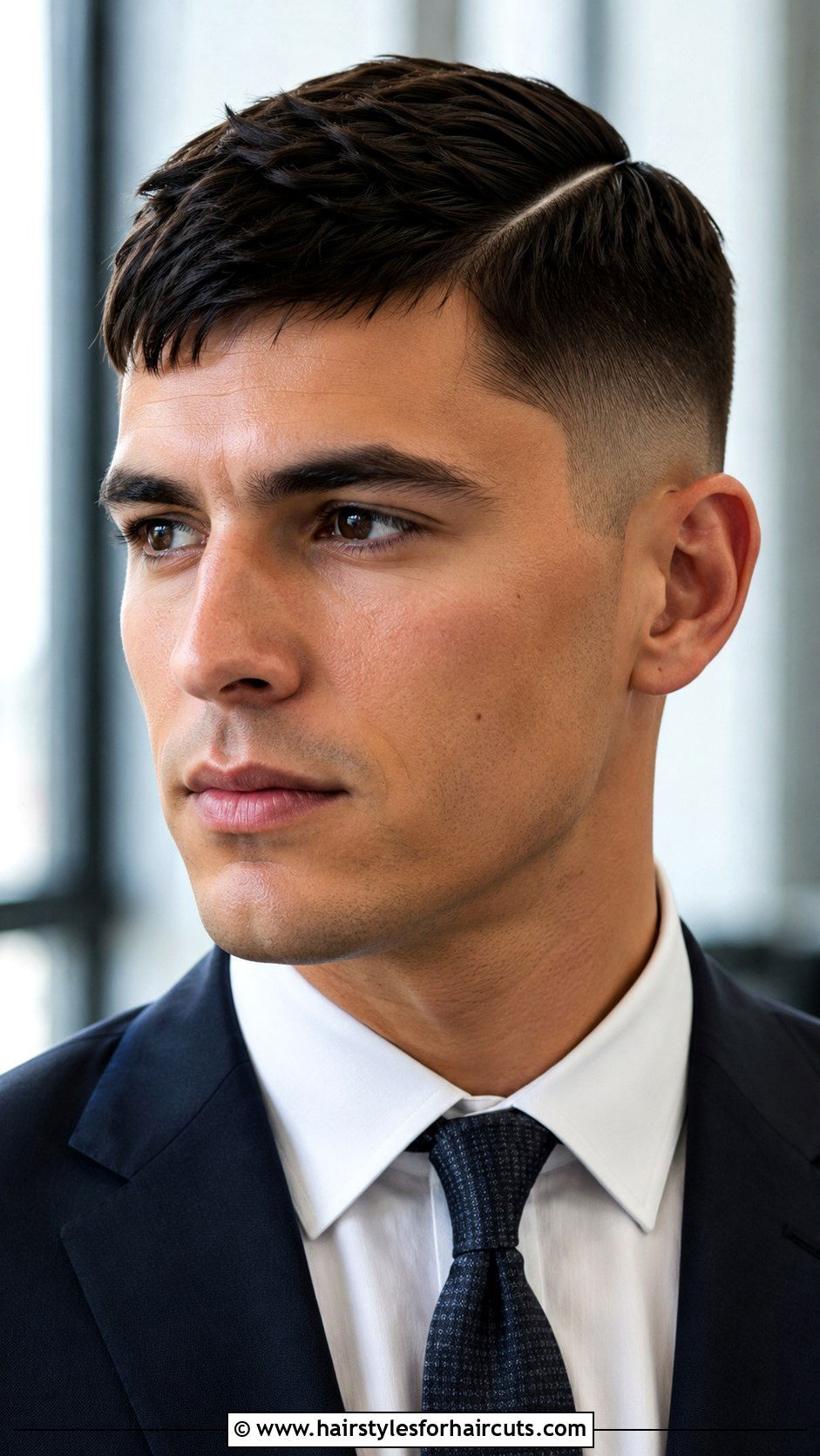 Side Part Caesar Haircut - 25 caesar hairstyles - 25 caesar hairstyles