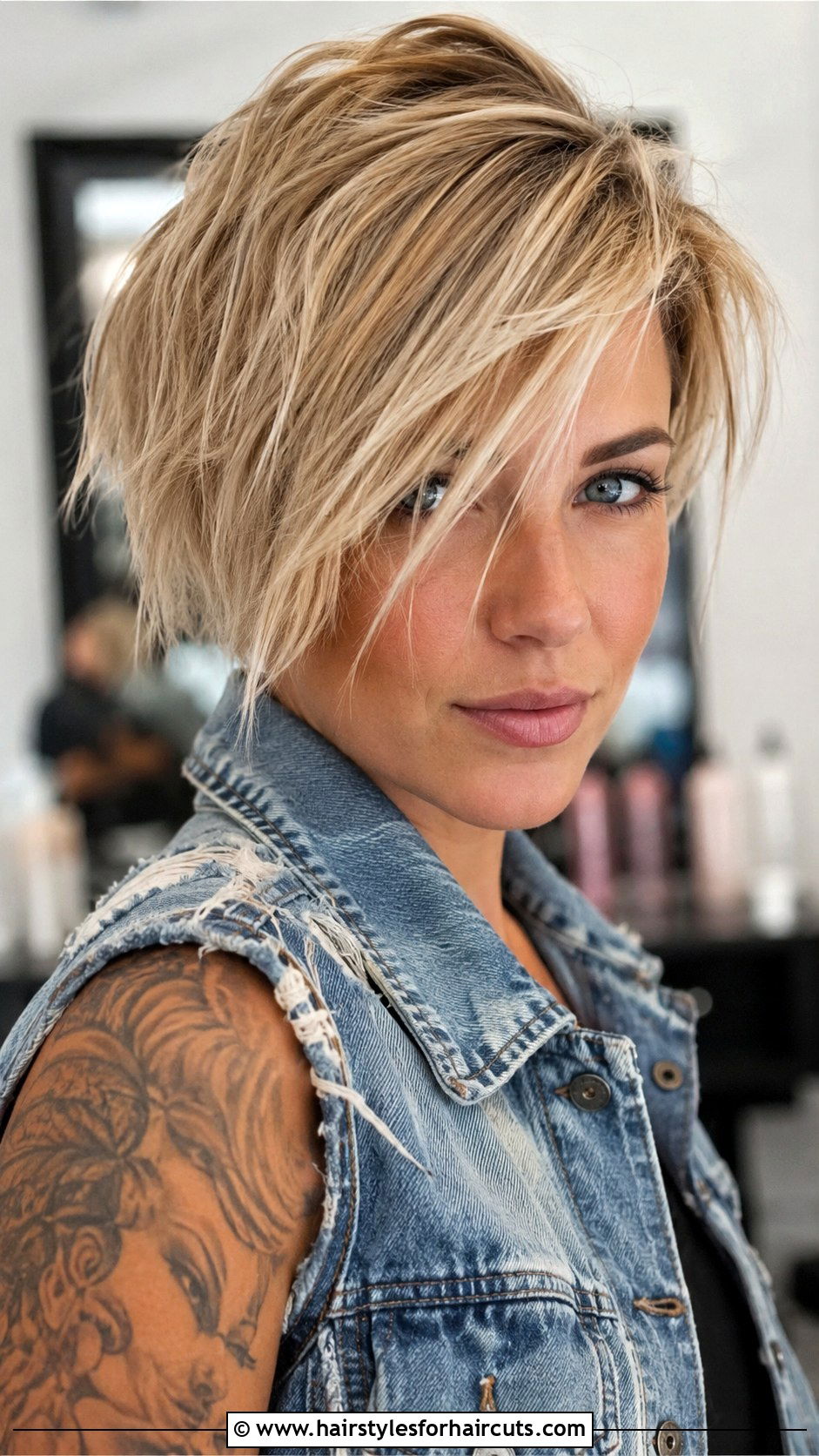 Side Part Choppy Cut - 25 side part hairstyles for medium length hair - 25 side part hairstyles for medium length hair