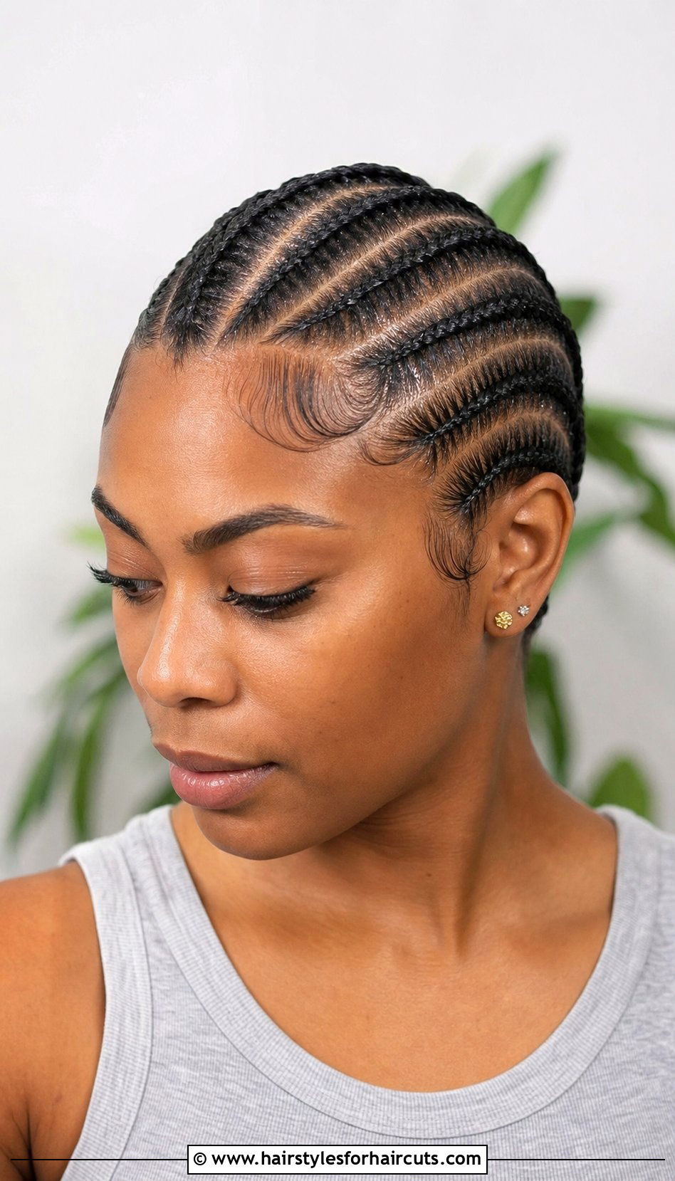 Side Part Cornrows Short Hair - 25 braid hairstyles for short hair african american - 25 braid hairstyles for short hair african american