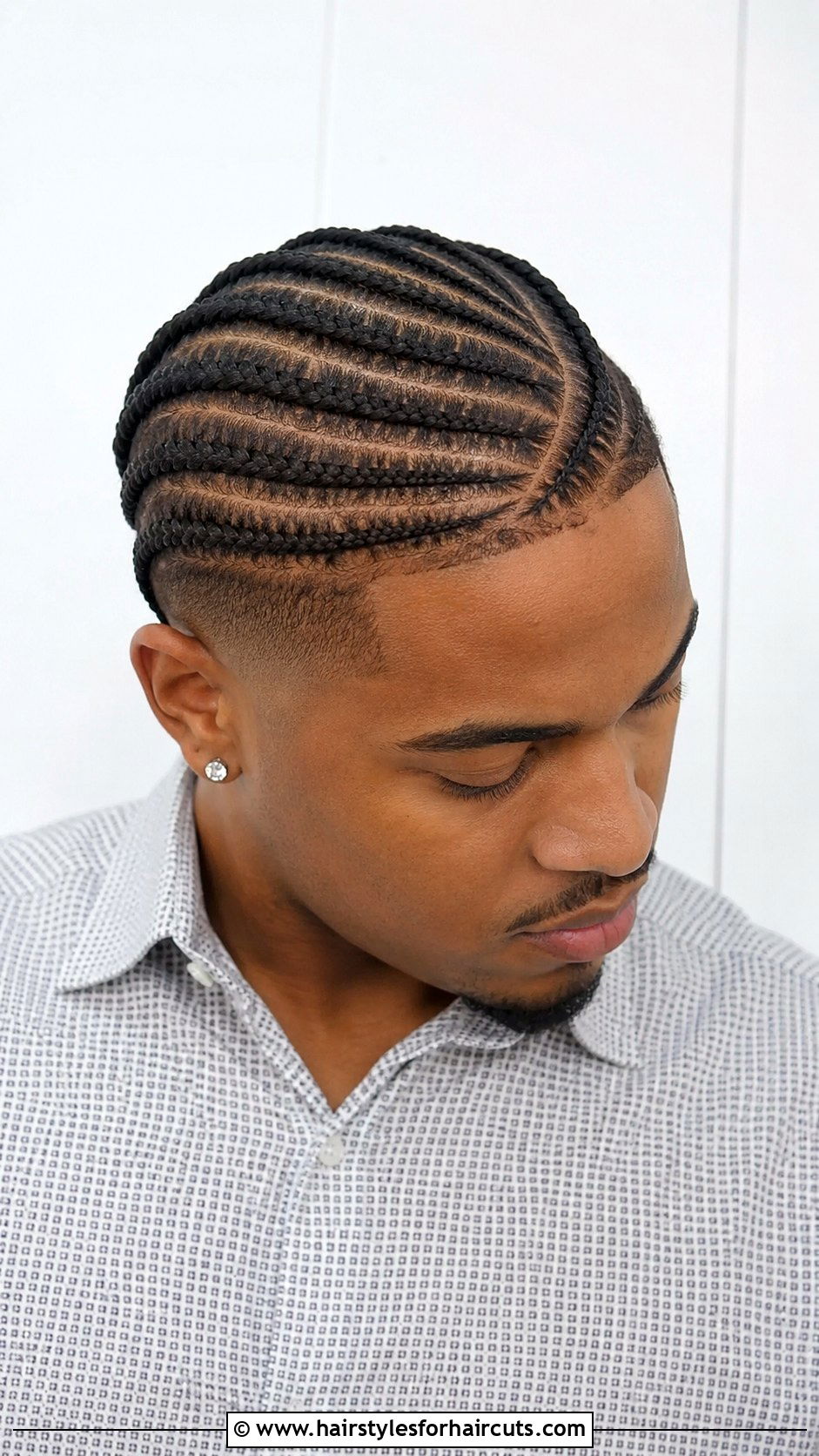 Side Part Cornrows - 25 allen iverson hairstyles - 25 allen iverson hairstyles