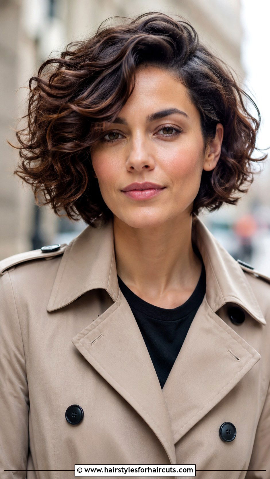 Side Part Curly Bob - 25 best haircuts for thick curly hair - 25 best haircuts for thick curly hair