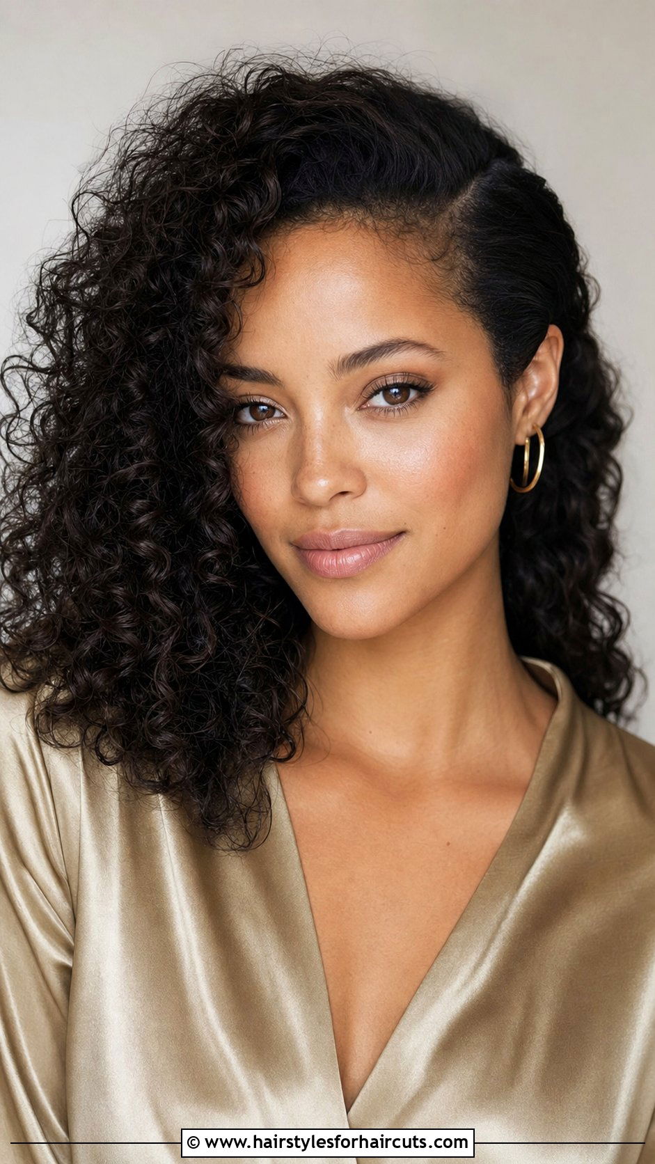 Side Part Curly Hair - 25 hairstyles for curly and frizzy hair - 25 hairstyles for curly and frizzy hair