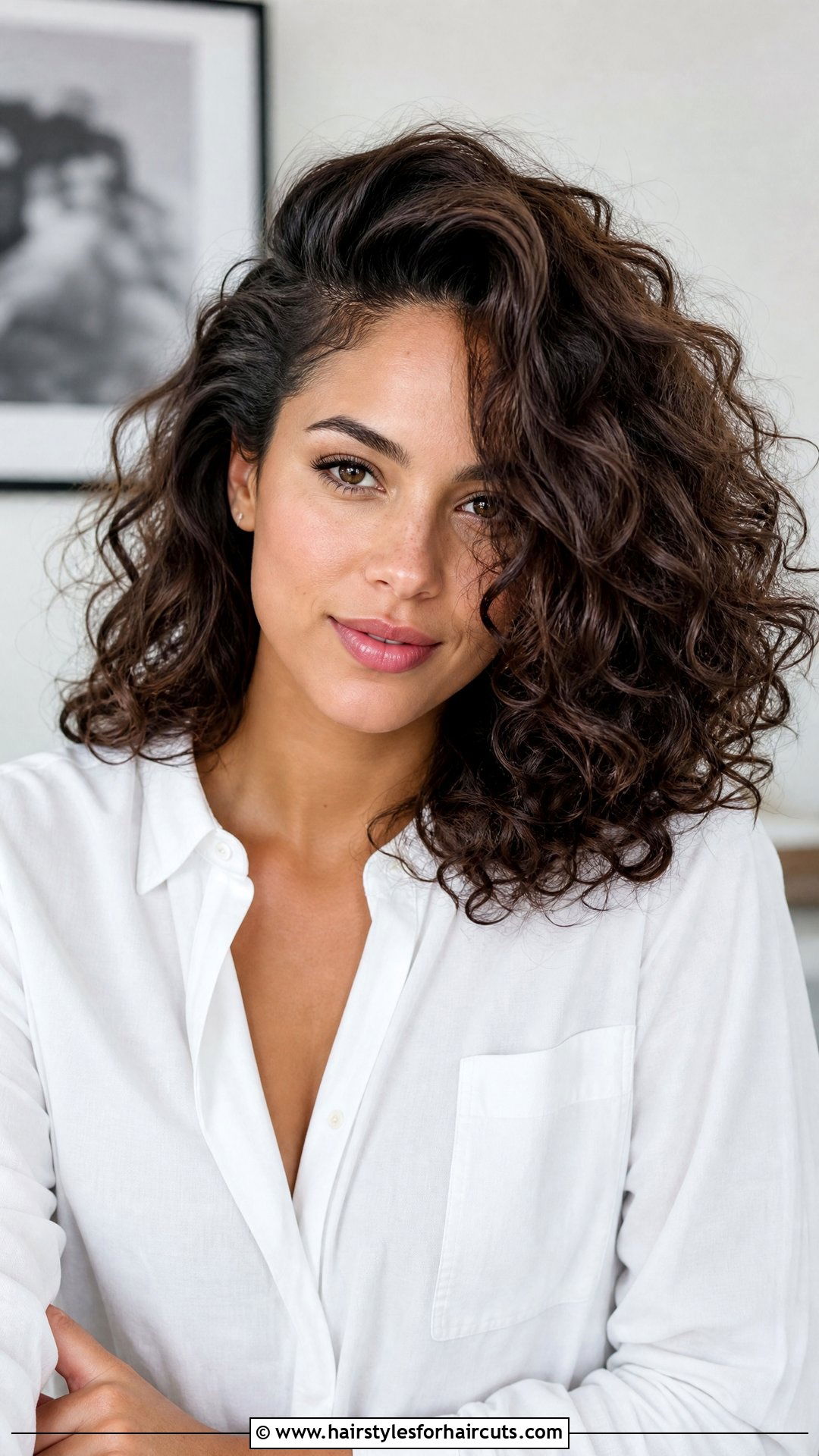 Side Part Curly Hair - 25 types of curly hairstyles - 25 types of curly hairstyles
