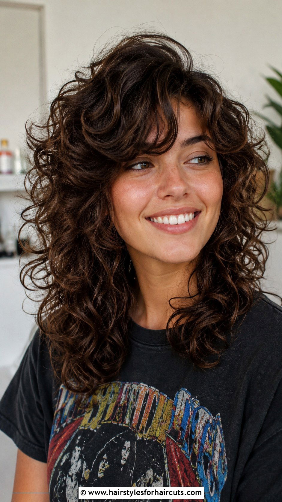 Side Part Curly Shag - 25 side part haircuts curly hair - 25 side part haircuts curly hair