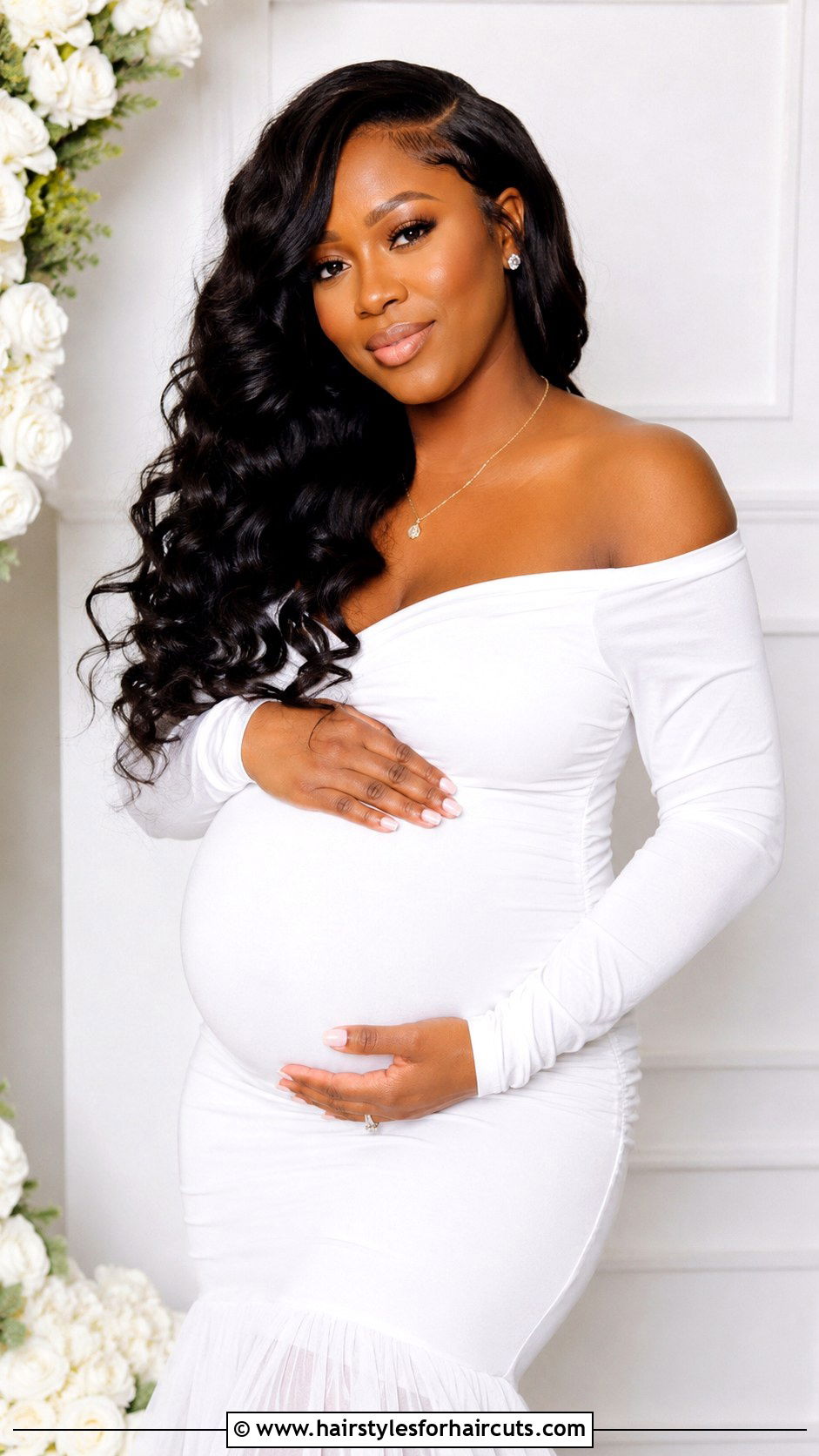 Side Part Deep Wave Sew In - 25 baby shower hairstyles black hair - 25 baby shower hairstyles black hair
