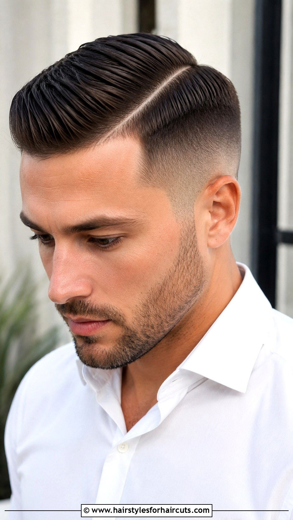 Side Part Fade - 25 pomade haircuts - 25 pomade haircuts