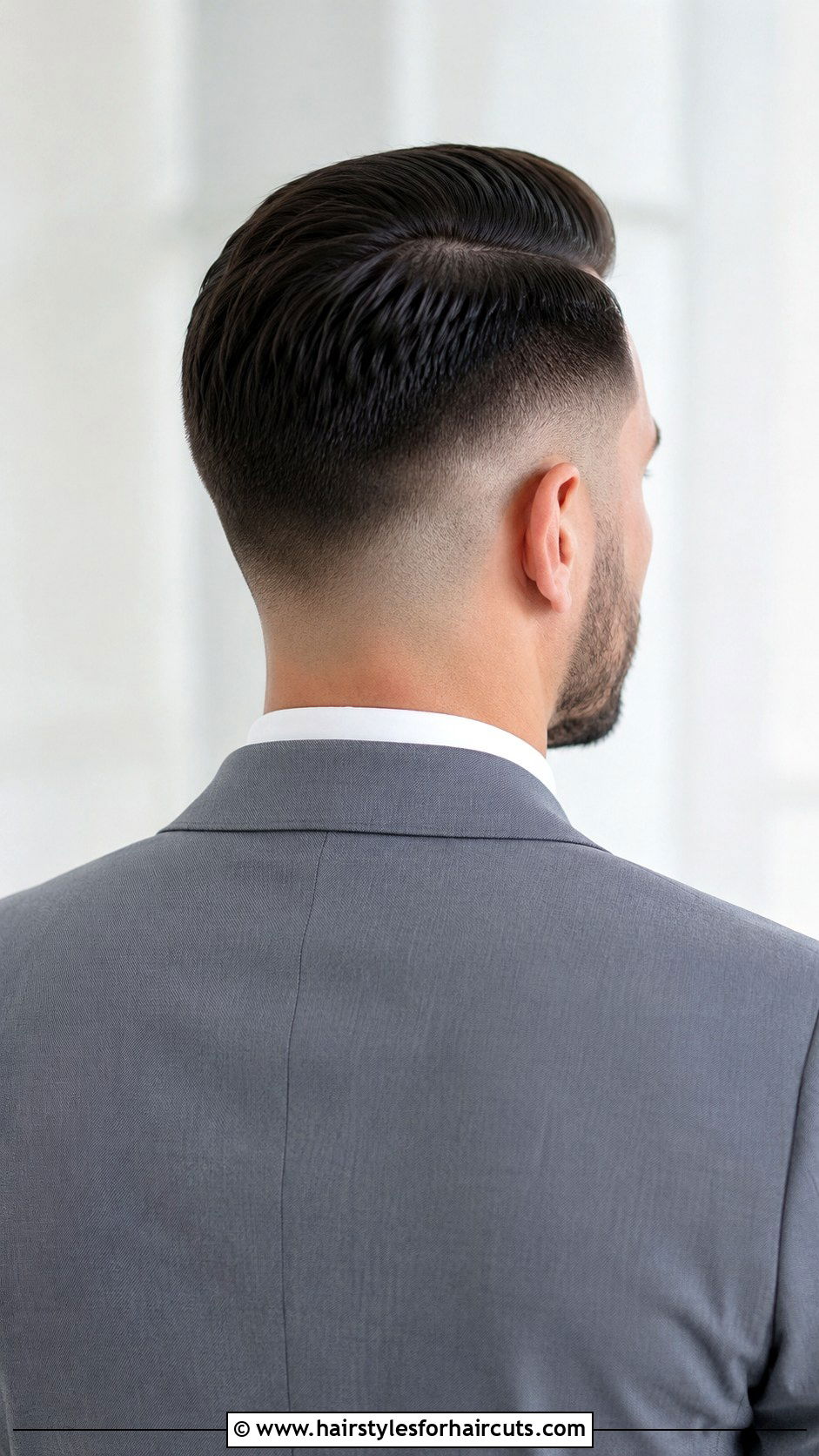 Side Part Fade Back View - 25 back side hairstyles for man - 25 back side hairstyles for man