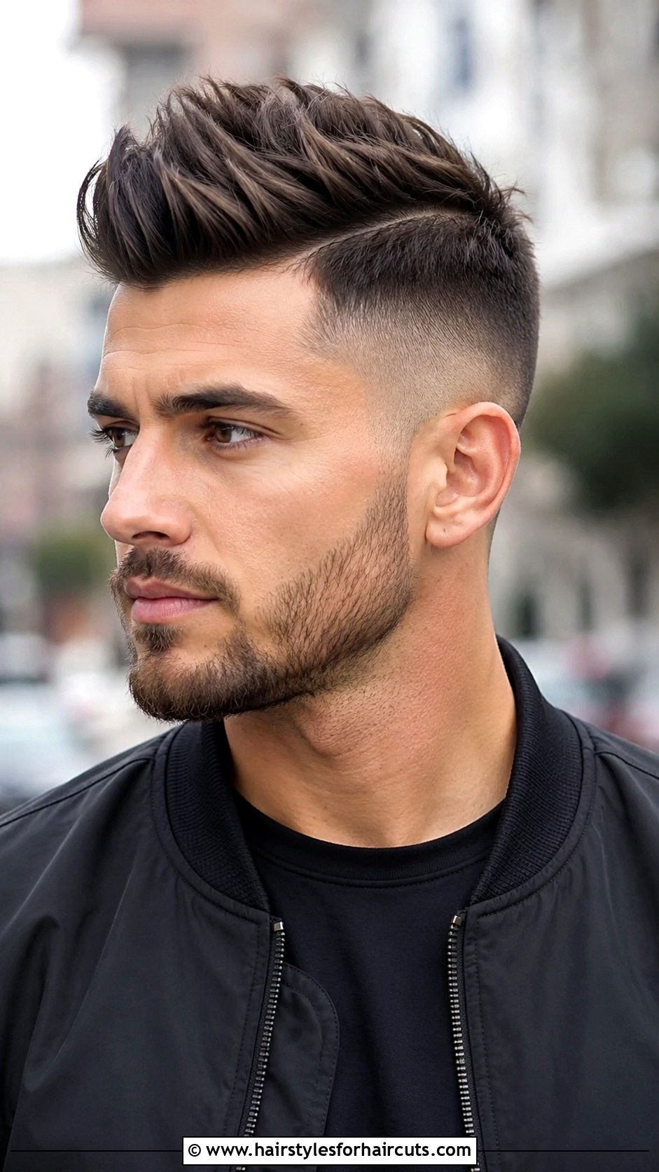 Side Part Faux Hawk - 25 side part haircuts - 25 side part haircuts