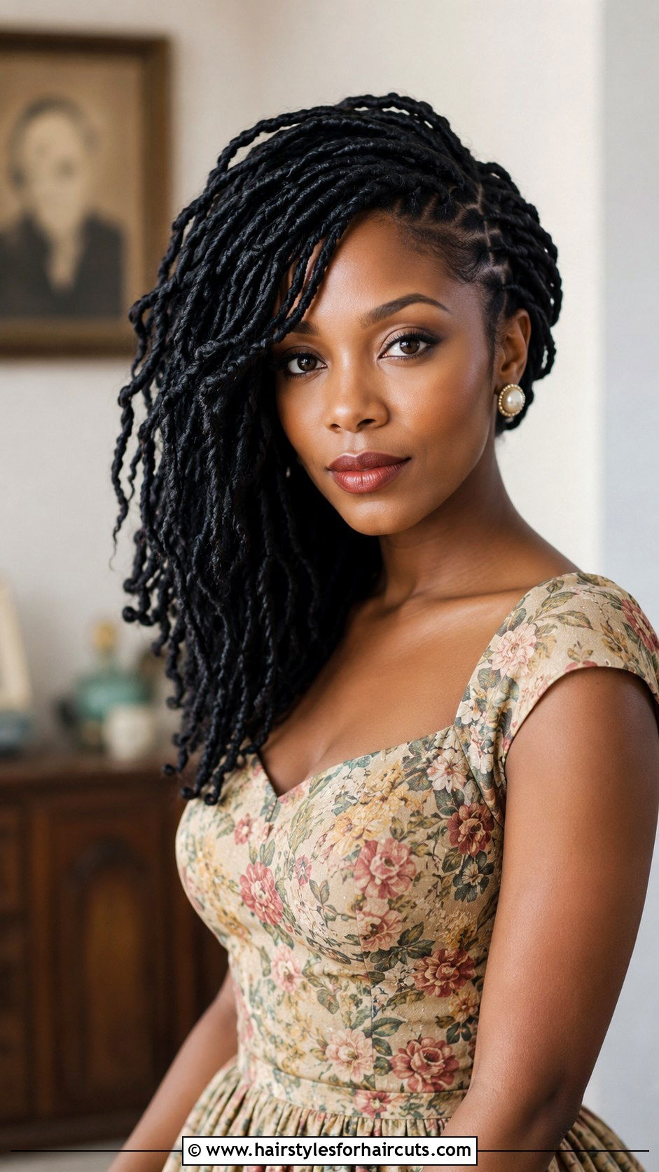 Side Part Faux Locs - 25 faux locs hairstyles - 25 faux locs hairstyles