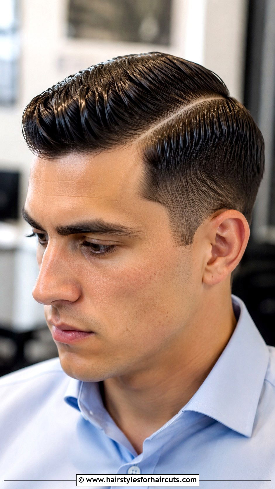 Side Part Greaser Cut - 25 greaser hairstyles - 25 greaser hairstyles