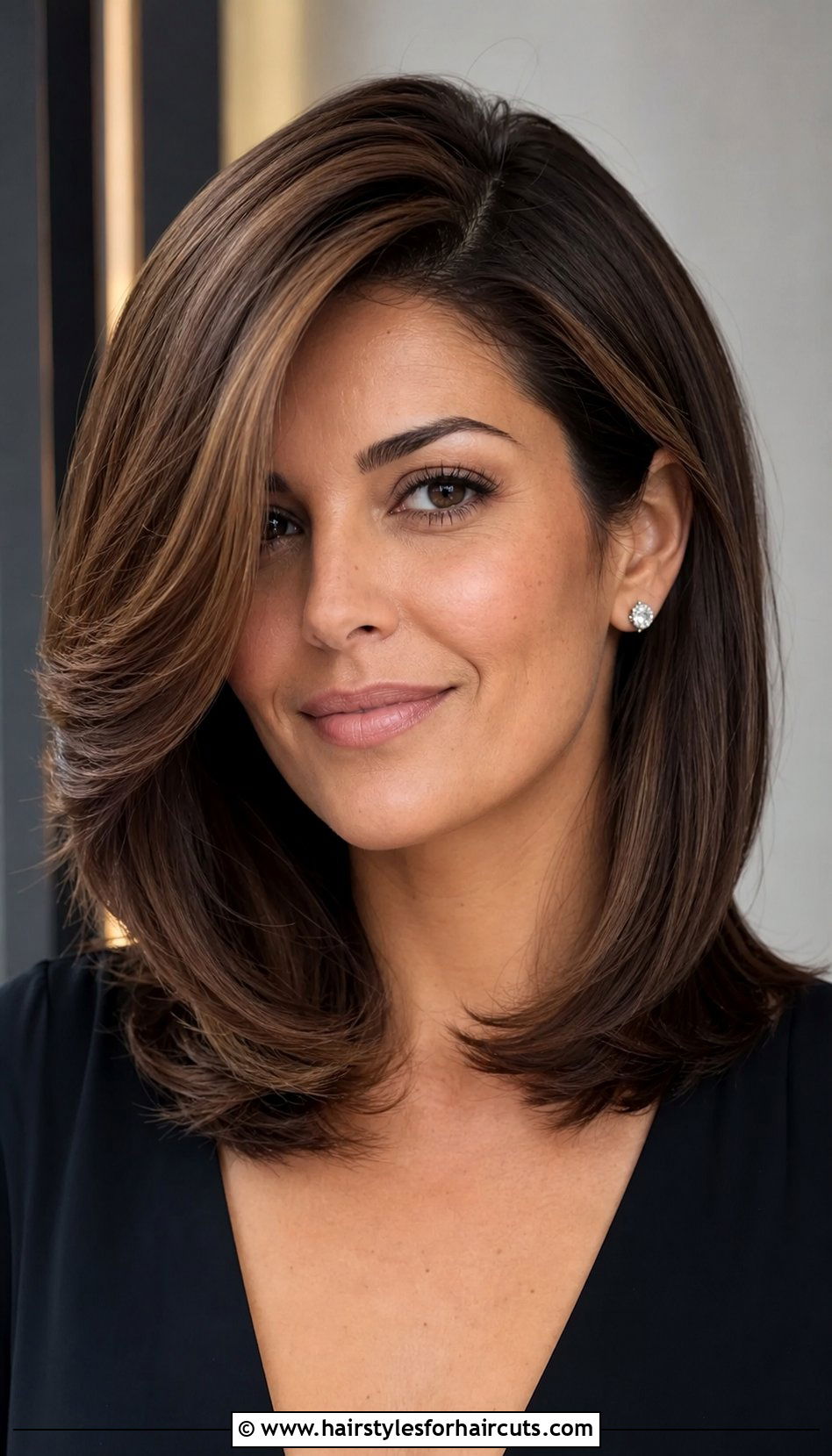 Side Part Layered Haircut - 25 old money haircuts - 25 old money haircuts