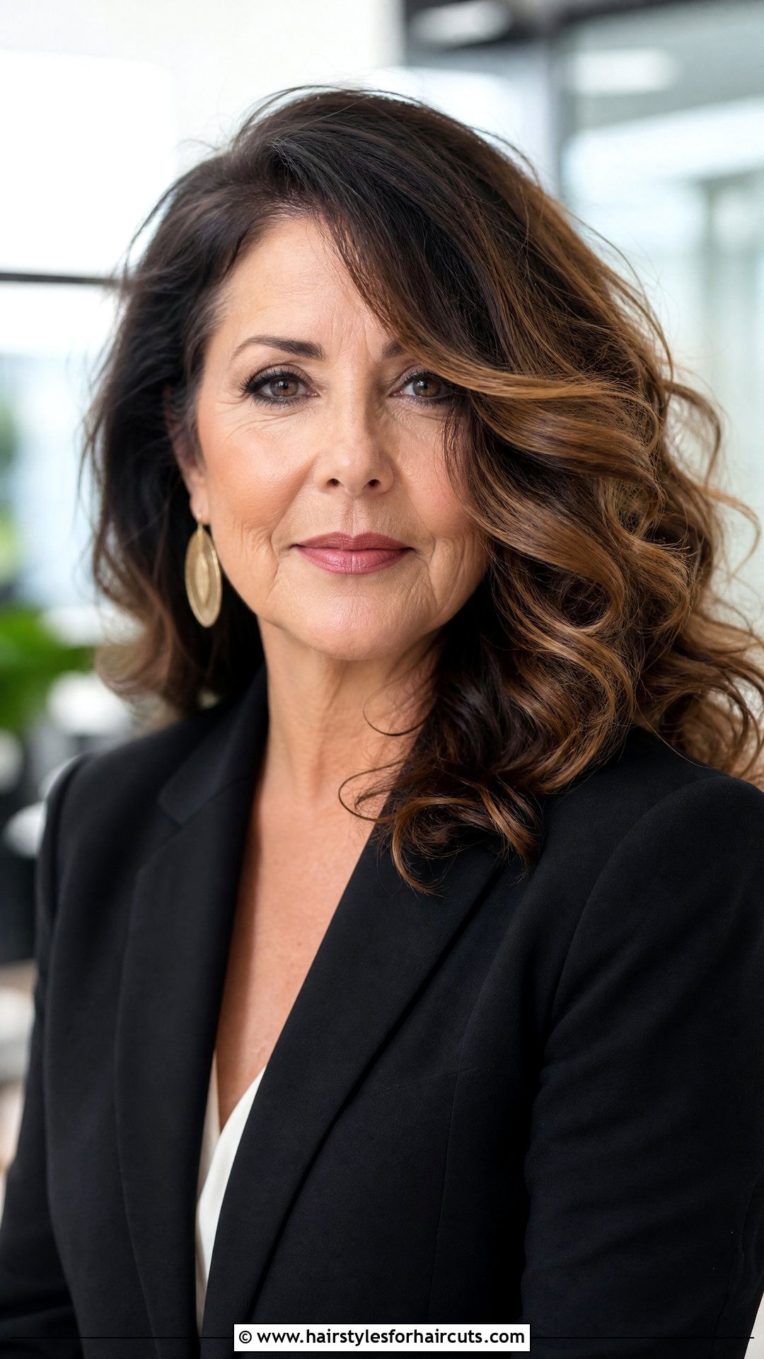 Side Part Long Curly Haircut - 25 long curly hairstyles for women over 50 - 25 long curly hairstyles for women over 50