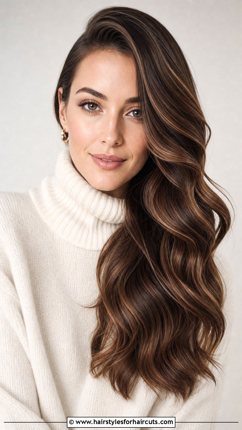 Side Part Long Waves - 25 grandma hairstyles for long hair - 25 grandma hairstyles for long hair