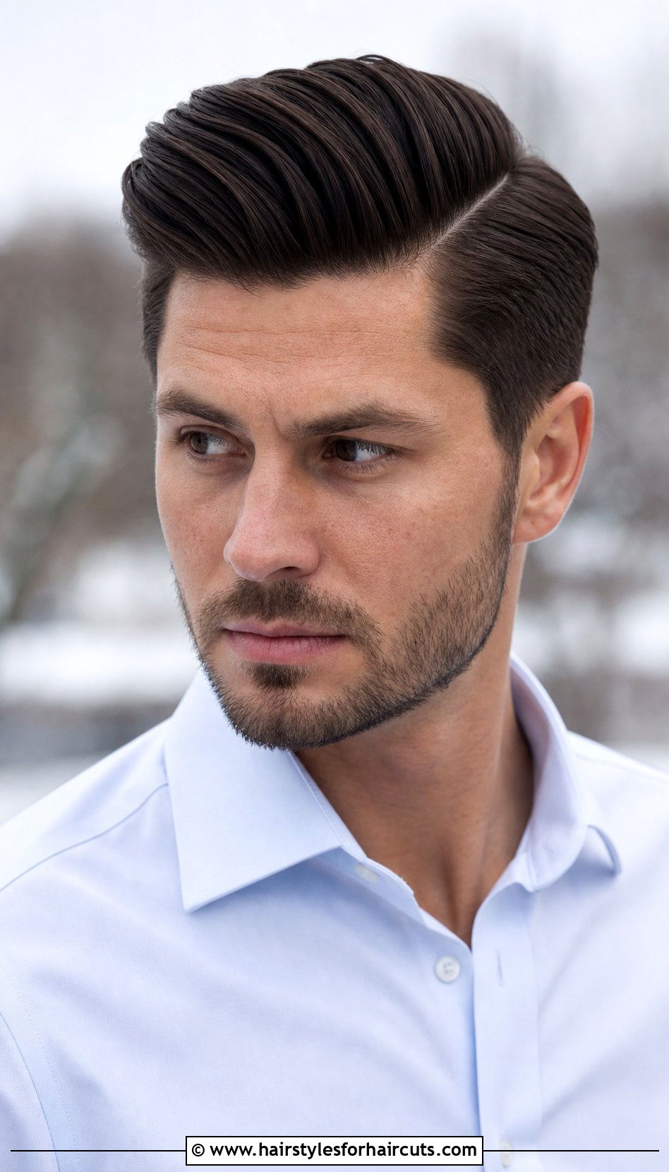 Side Part Pompadour - 25 pompadour hairstyles - 25 pompadour hairstyles