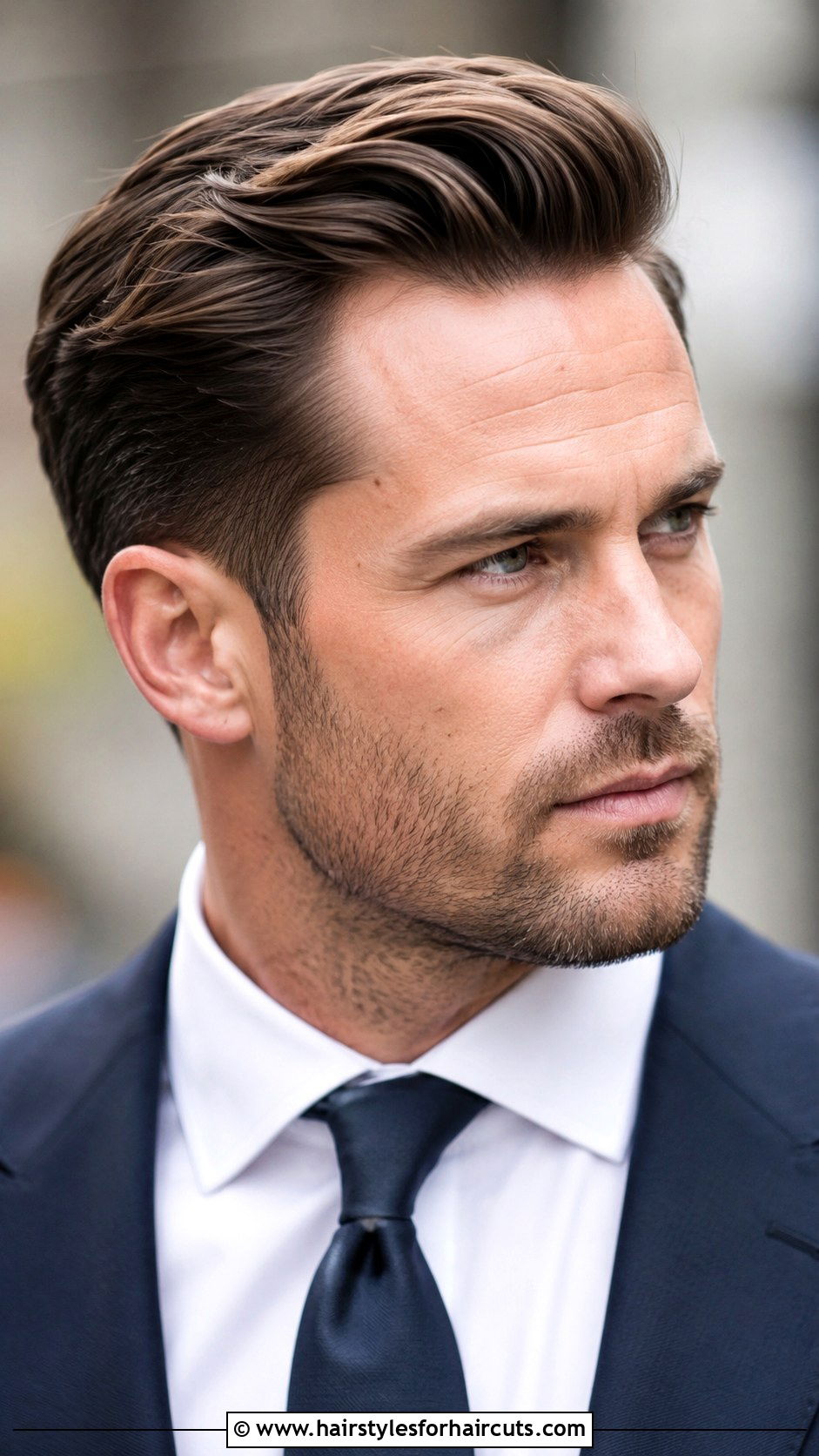 Side Part Pompadour - 25 haircuts worcester - 25 haircuts worcester