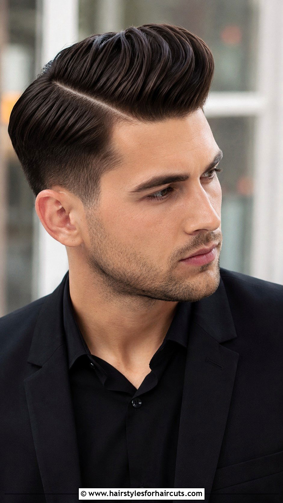 Side Part Pompadour For Double Crown - 25 double crown hairstyles - 25 double crown hairstyles