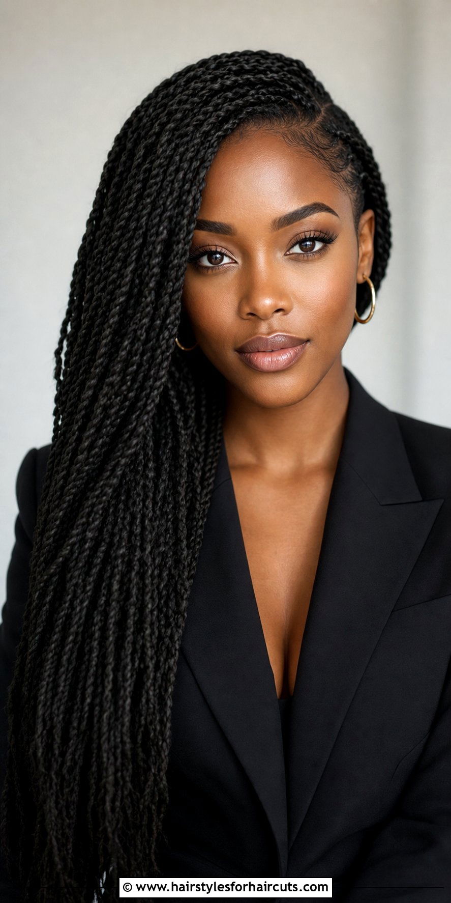 Side Part Senegalese Twists - 25 twist hairstyles natural hair - 25 twist hairstyles natural hair