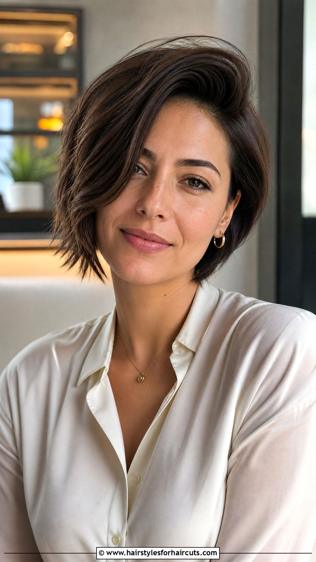 Side Part Short Bob - 25 short hairstyles thin fine hair - 25 short hairstyles thin fine hair