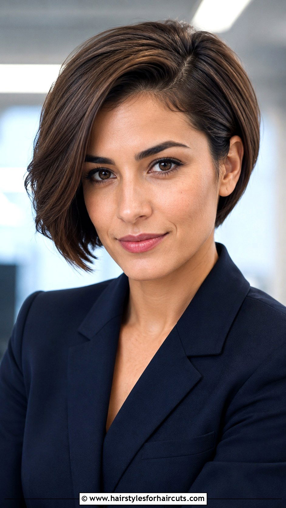 Side Part Short Bob - 25 pretty hairstyles short hair - 25 pretty hairstyles short hair
