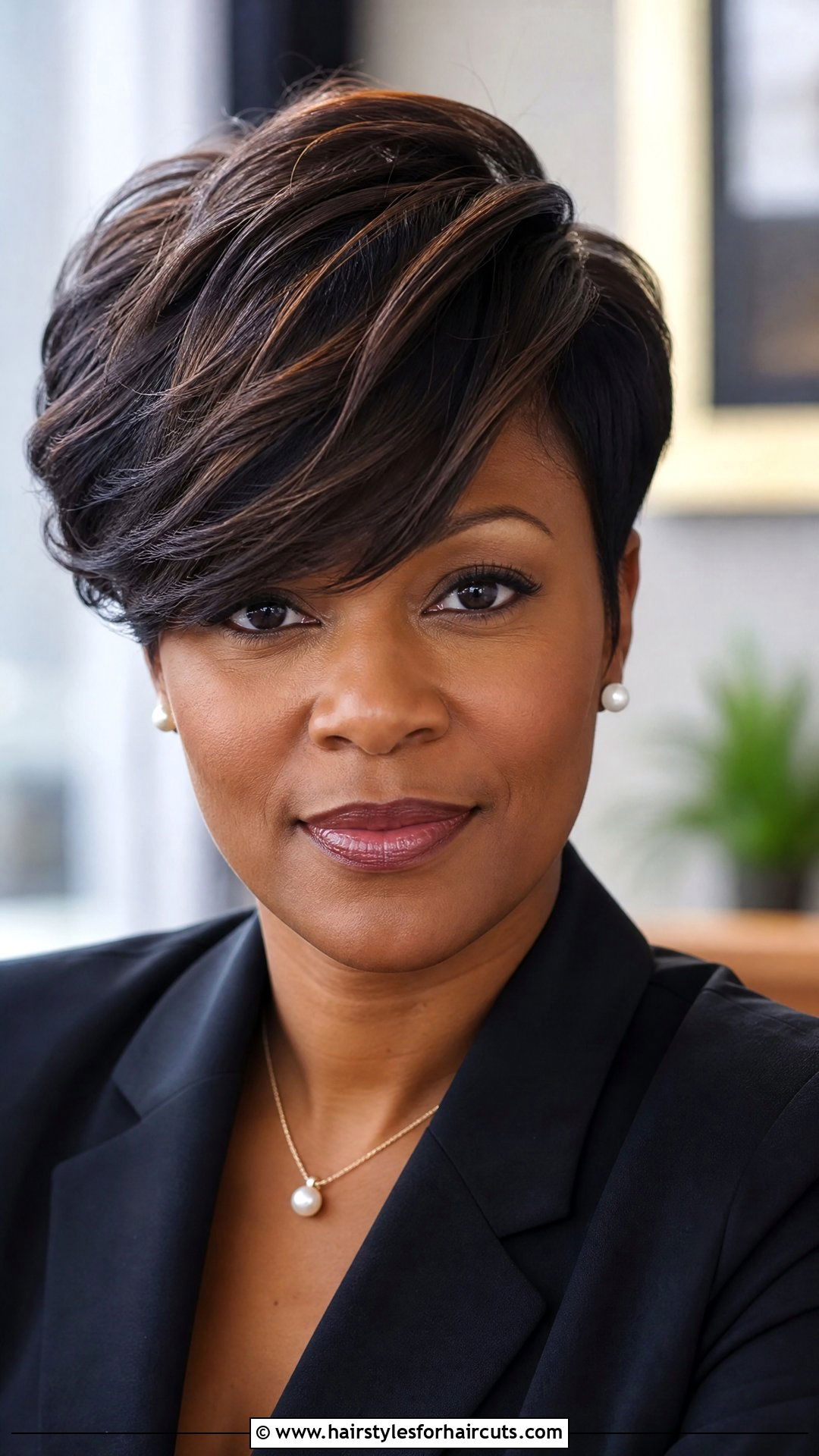 Side Part Short Crop - 25 very short hairstyles for black women - 25 very short hairstyles for black women
