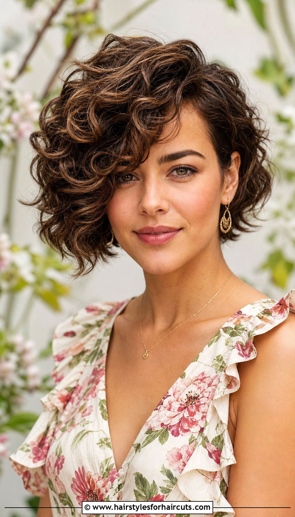 Side Part Short Curly Cut - 25 short haircuts curly hair oval face - 25 short haircuts curly hair oval face