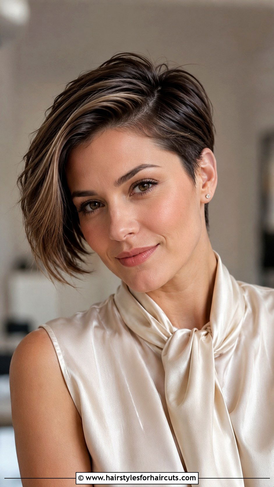 Side Part Short Cut - 25 black hairstyles for thin hair over 50 - 25 black hairstyles for thin hair over 50