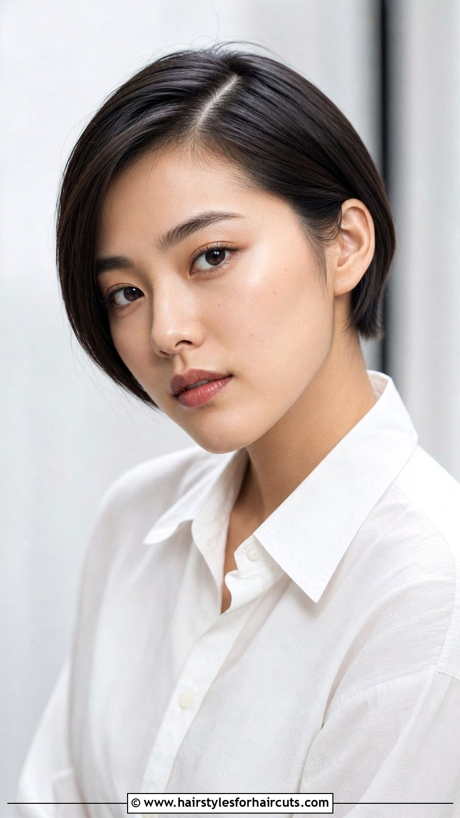 Side Part Short Hair - 25 hairstyles for round face asian woman - 25 hairstyles for round face asian woman