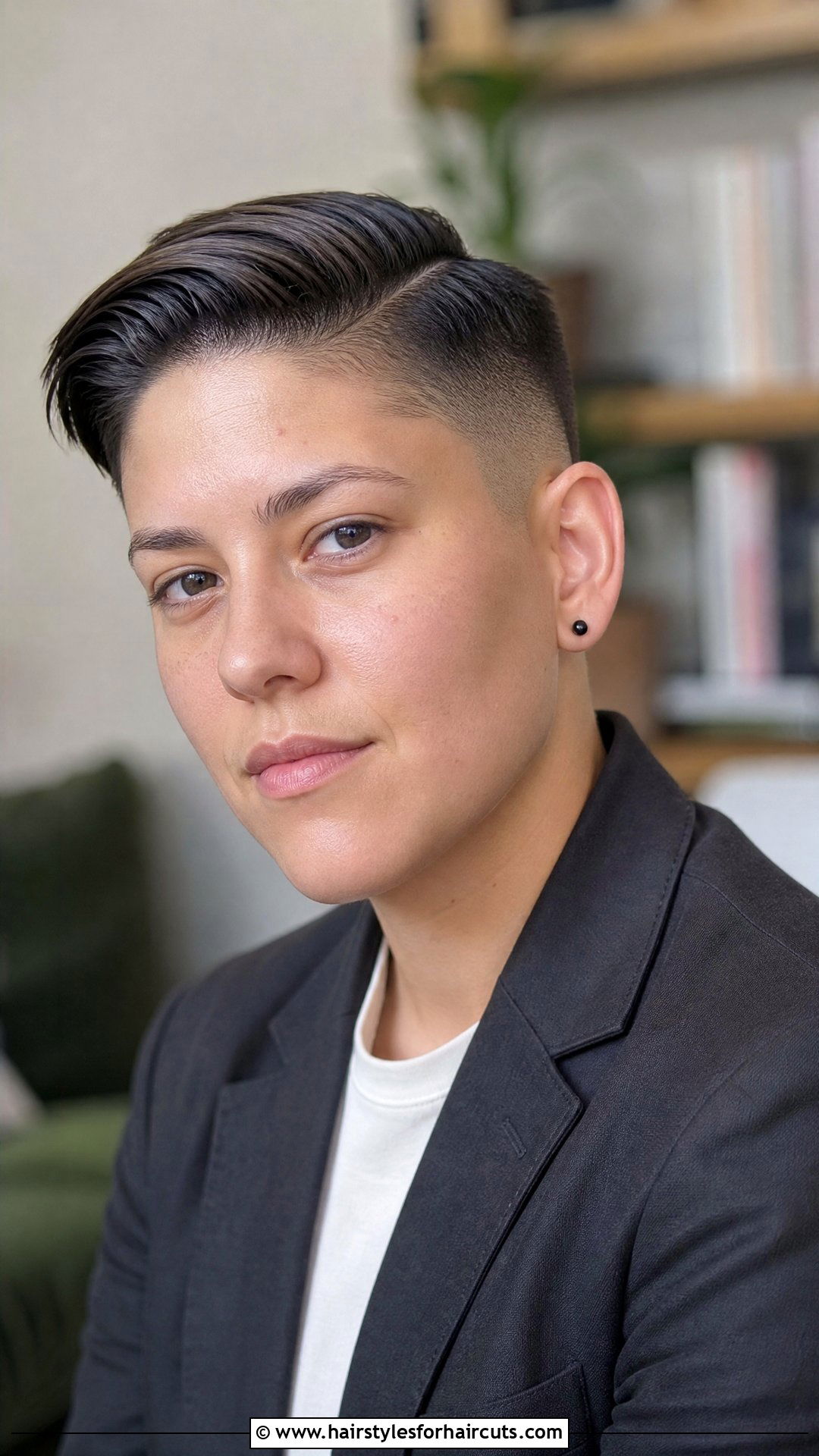 Side Part Short Hair - 25 nonbinary haircuts for straight hair - 25 nonbinary haircuts for straight hair