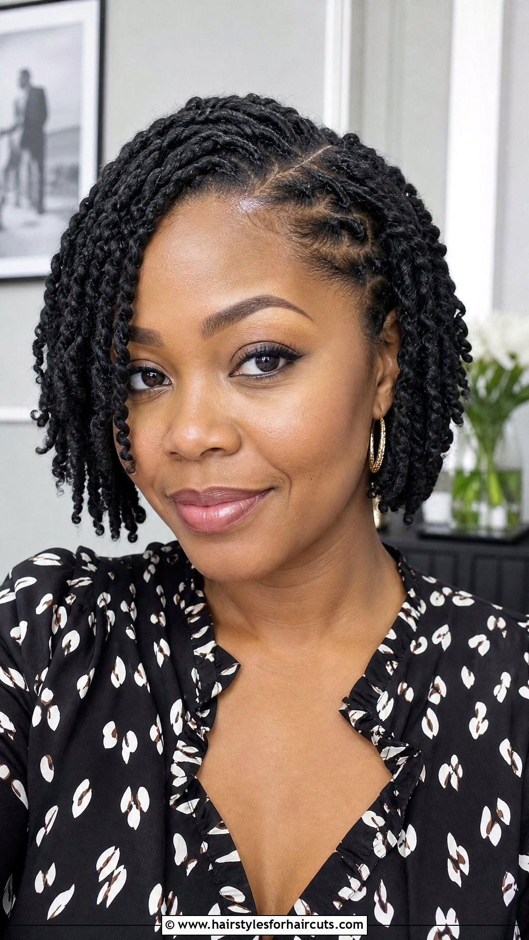 Side Part Short Kinky Twist - 25 low maintenance short hair kinky twist hairstyles - 25 low maintenance short hair kinky twist hairstyles